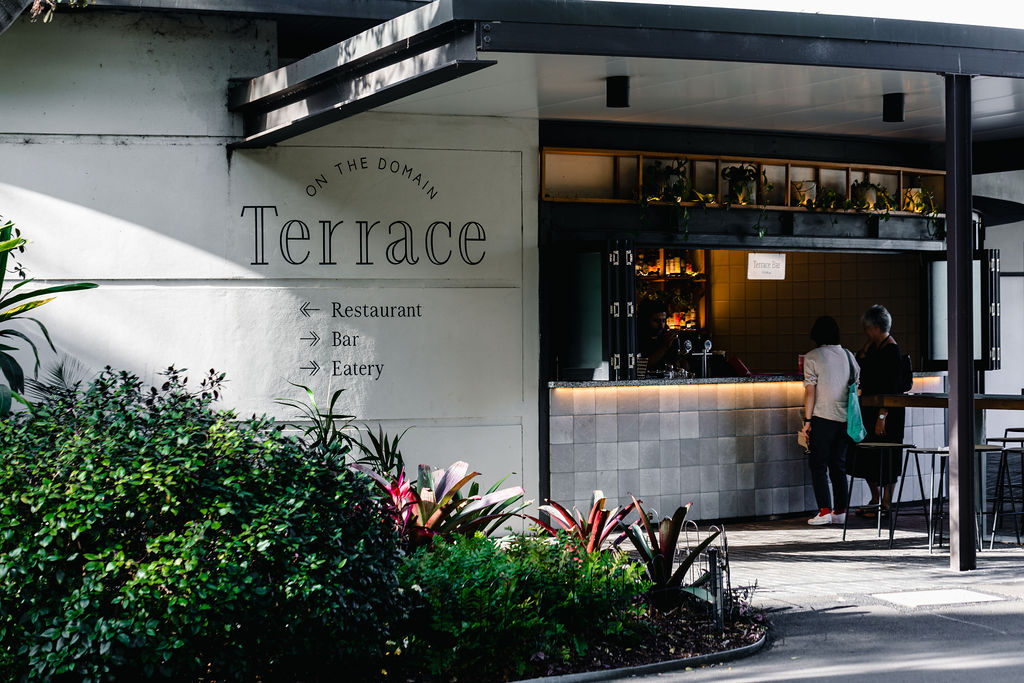 Welcome to Terrace on the Domain, alfresco dining paired with fine drinks and delicious cocktails